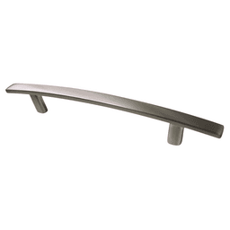 128mm Select Bar Pull, Satin Nickel - Front View