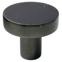 Pro 1" Flat Top Knob in Oil-Rubbed Bronze finish for elegant home decor