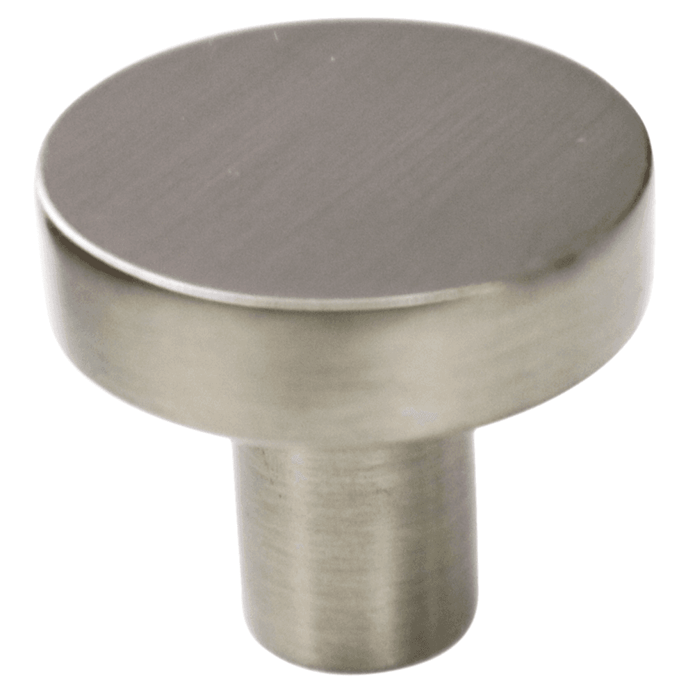 Pro 1" Flat Top Knob, Satin Nickel - Product Image 1