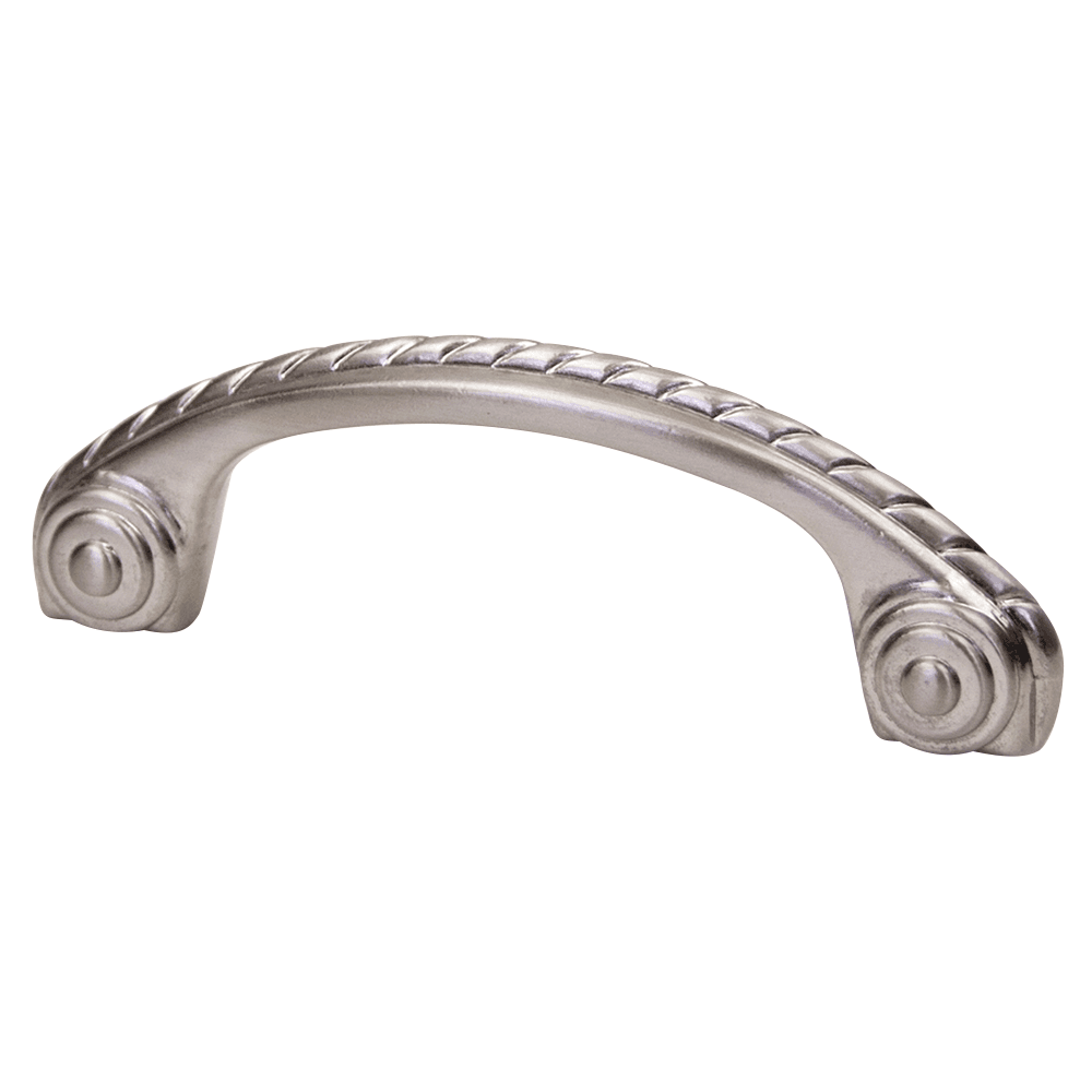 Elegant Satin Nickel 3" Select Rope Pull for Pro Products