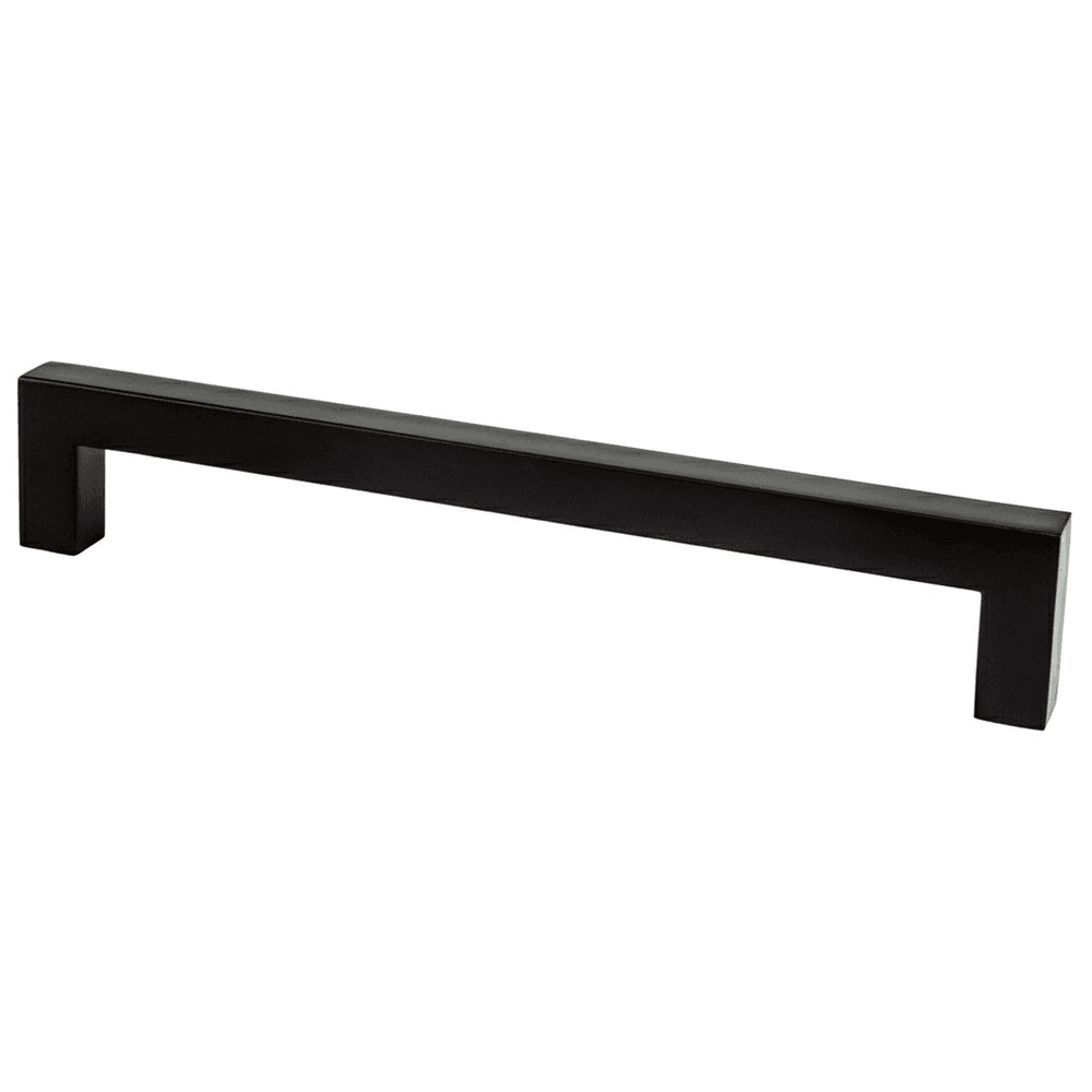 Berenson Hardware Square Pull, Matte Black, 7-9/16" Base Diameter