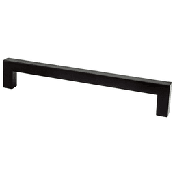 Berenson Hardware Square Pull, Matte Black, 7-9/16" Base Diameter