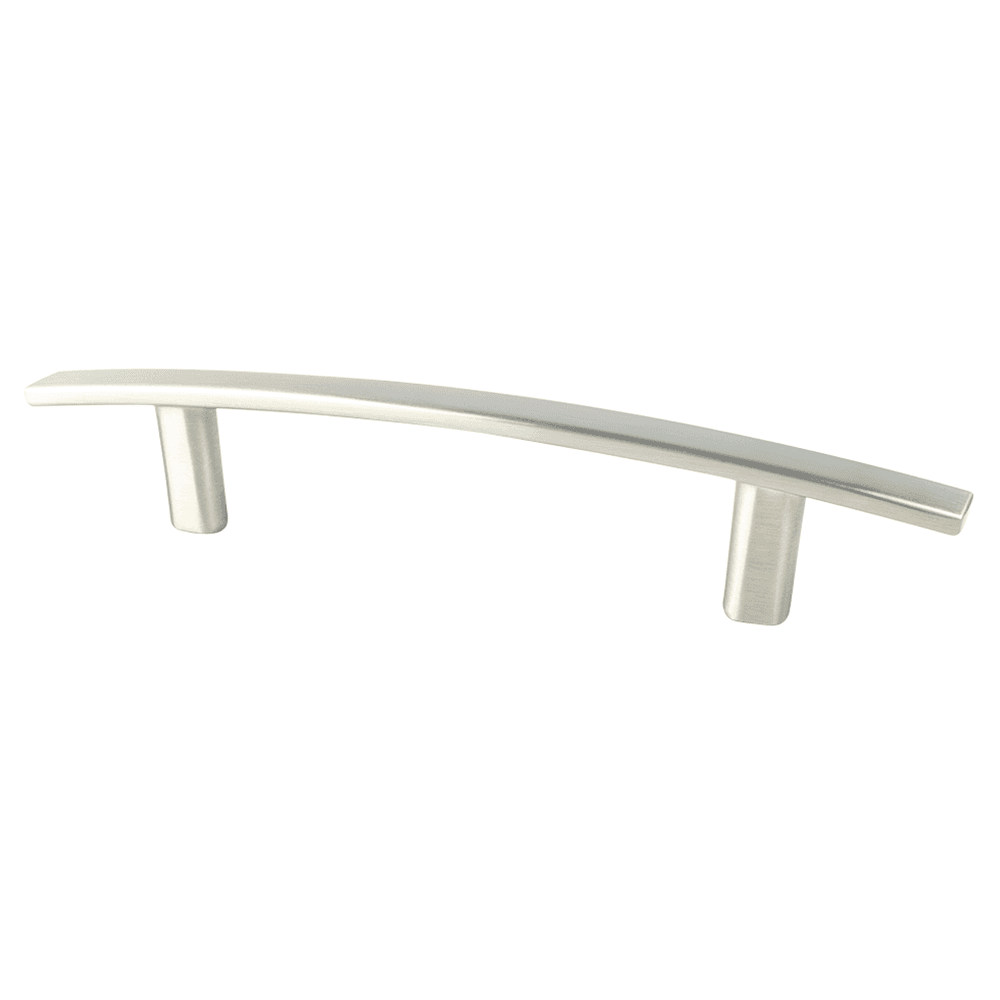 Elegant 96mm Transitions 2.0 Bow Pull in Satin Nickel Finish