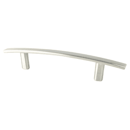Elegant 96mm Transitions 2.0 Bow Pull in Satin Nickel Finish