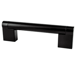 Pro 96mm Transitions 2.0 Bar Pull, Matte Black, 4-3/16" Length with 13/16" base diameter.