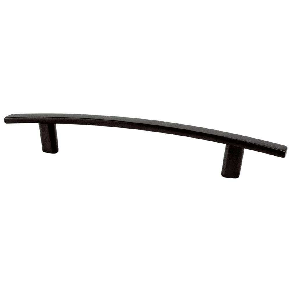 128mm Transitions 2.0 Bow Pull in Matte Black for Cabinet Doors and Drawers