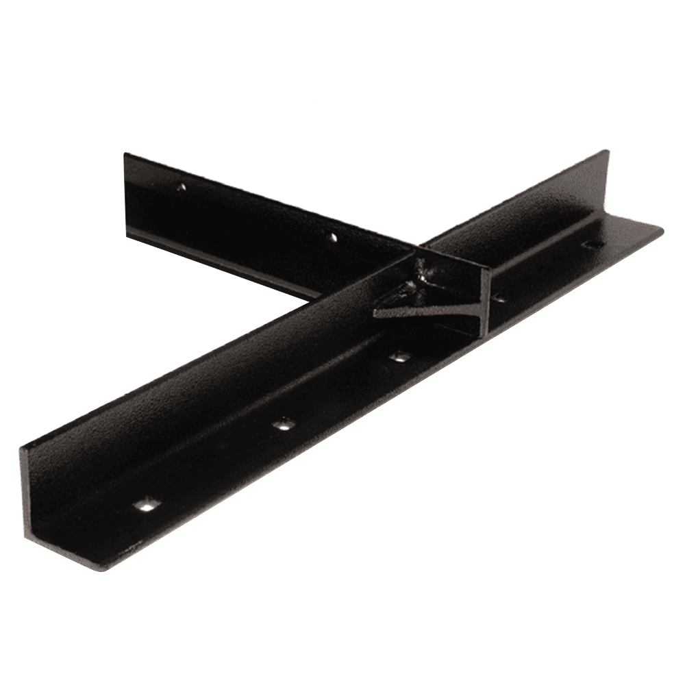 Rockford Process Control 9" x 20" Concealed Bracket with Black Finish Hardware