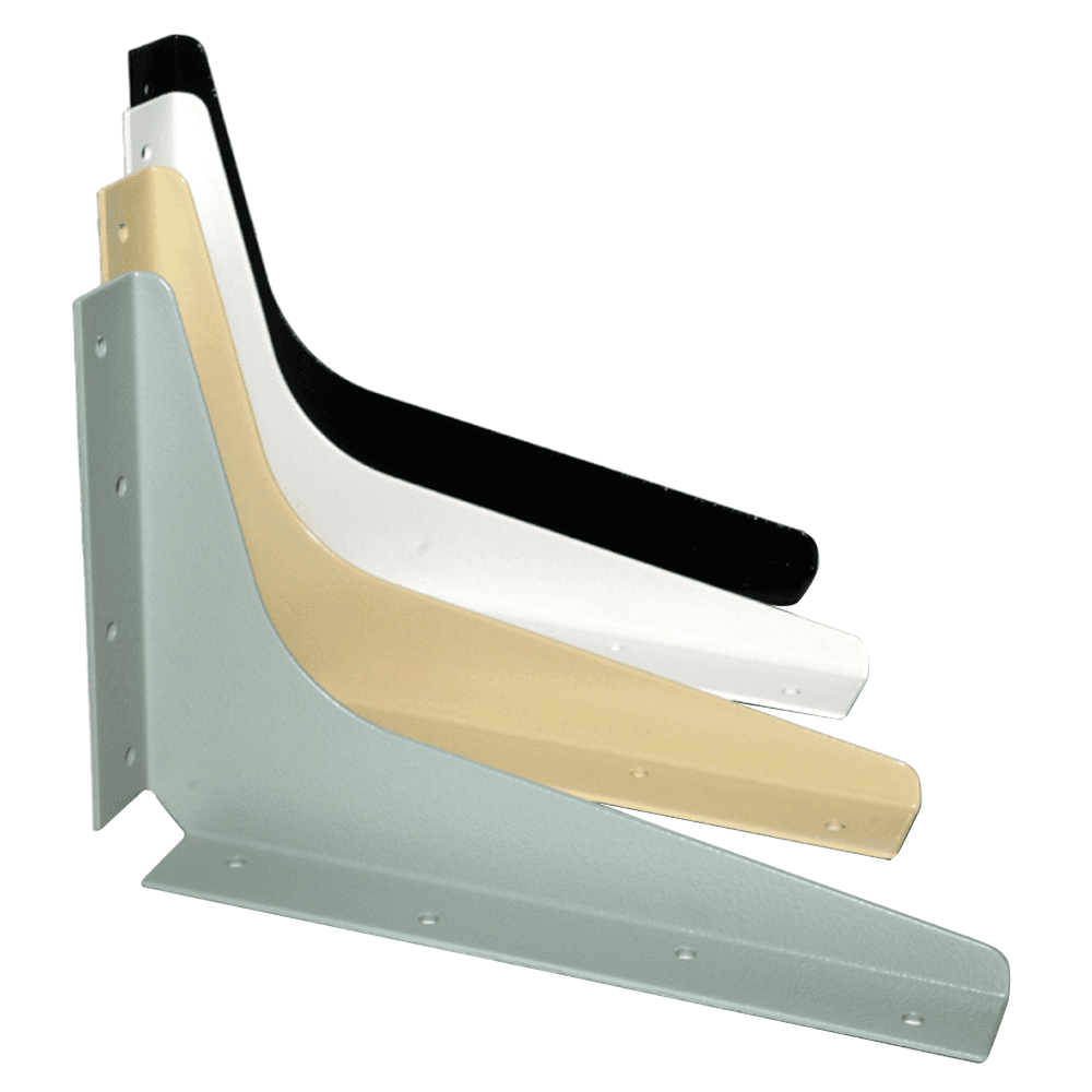 RPC Shelf Bracket - Almond Finish - 15x21 - Side View