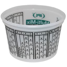 Paint Mixing Polyethylene Cup, 1 Pint - Back