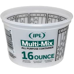 Paint Mixing Polyethylene Cup, 1 Pint - Front