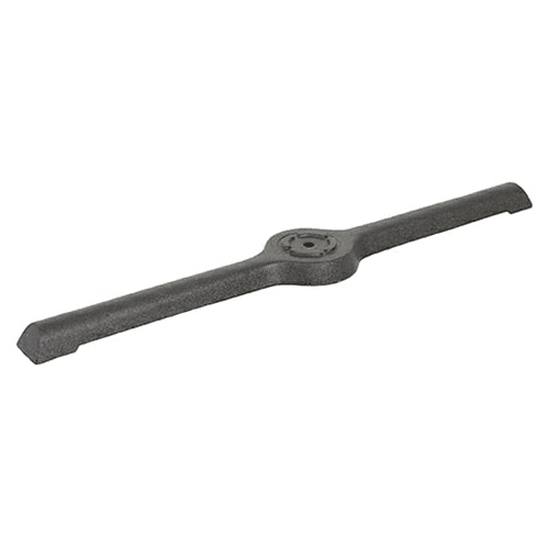 Cast Iron X-Style Table Base by Peter Meier in Black Matte Wrinkle Finish