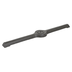 Cast Iron X-Style Table Base by Peter Meier in Black Matte Wrinkle Finish