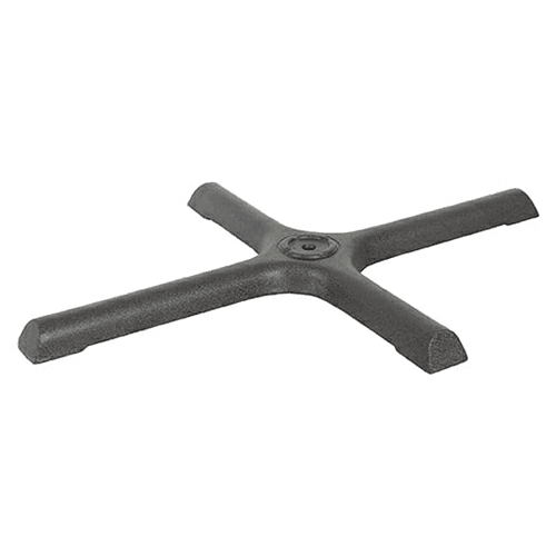 Peter Meier X-Style Table Base in Black Matte Wrinkle Finish
