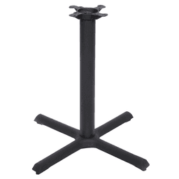 Durable Cast Iron Table Base, 28" Height, Matte Black Finish by Peter Meier