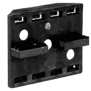 Peter Meier 2-Finger Groove Mount Toe Kick Clip with Metal Prongs