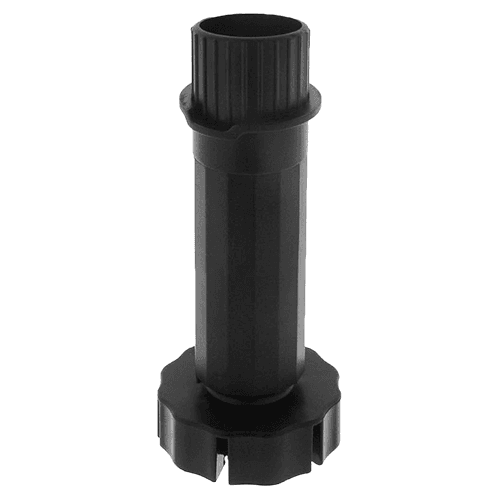 Durable ABS black leg levelers with 600lb capacity - Peter Meier