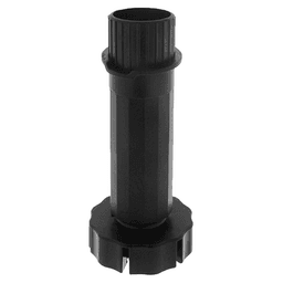Durable ABS black leg levelers with 600lb capacity - Peter Meier