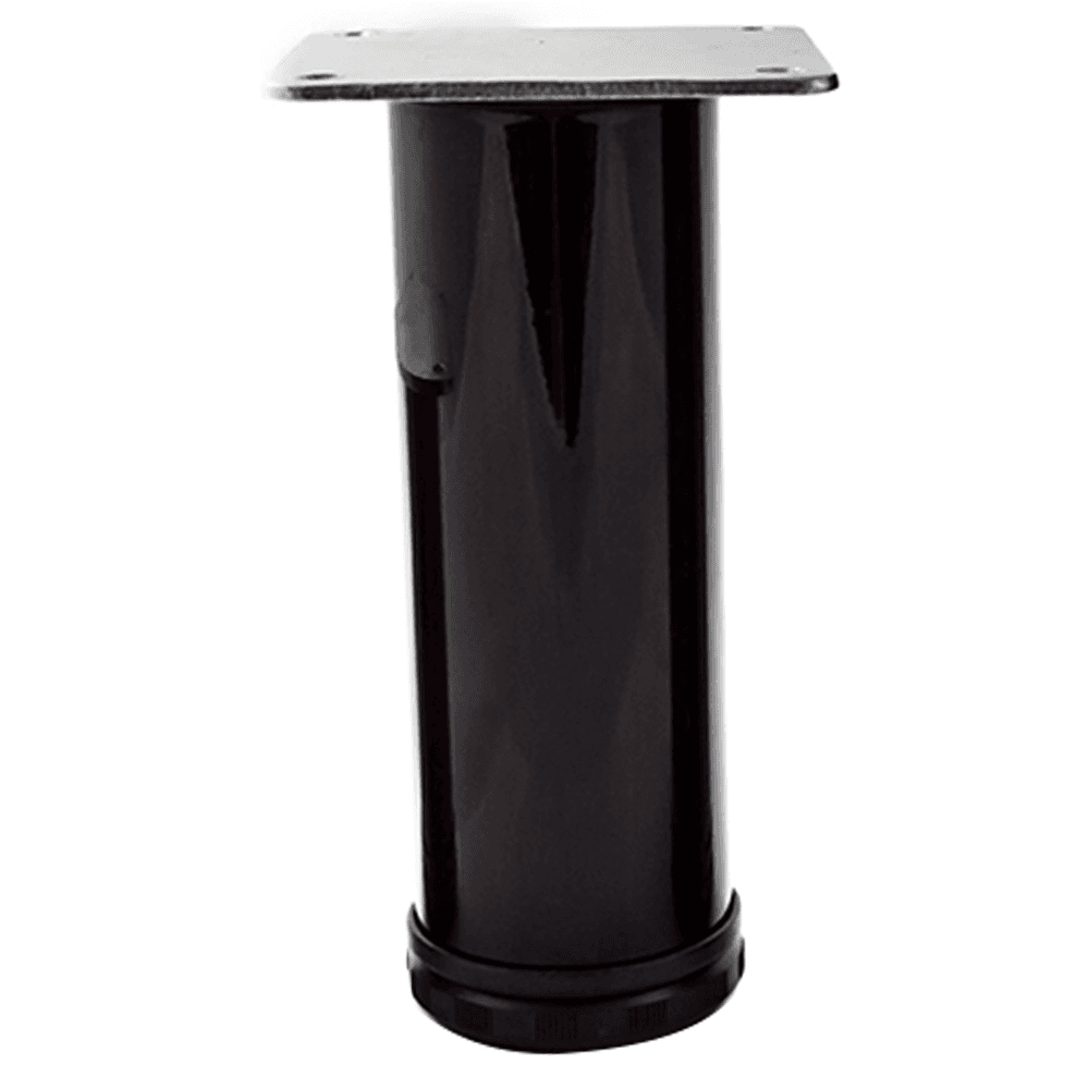 Peter Meier Como Furniture Leg, Glossy Black - 2x6" Dimensions