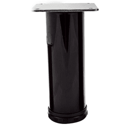 Peter Meier Como Furniture Leg, Glossy Black - 2x6" Dimensions