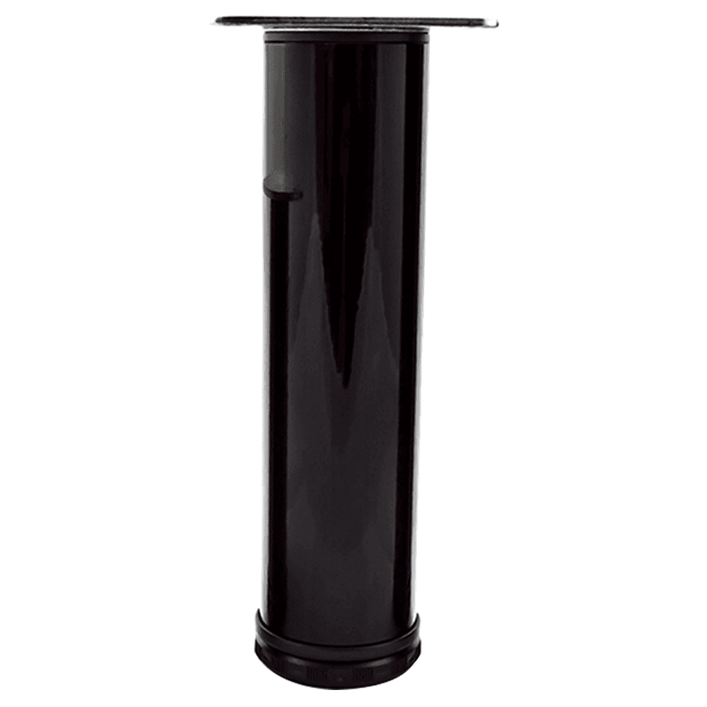 Get the Best Como Furniture Leg from Peter Meier - 2" Diameter x 8" High - Glossy Black Finish