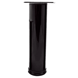 Get the Best Como Furniture Leg from Peter Meier - 2" Diameter x 8" High - Glossy Black Finish