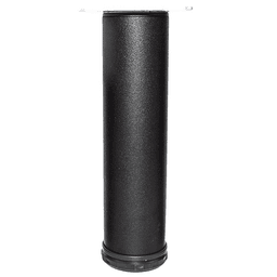 Peter Meier Como Furniture Leg - Matte Black, 2" Diameter x 8" High