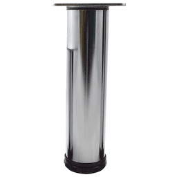 Contemporary Furniture Leg by Peter Meier - 2" Diameter x 8" High in Chrome