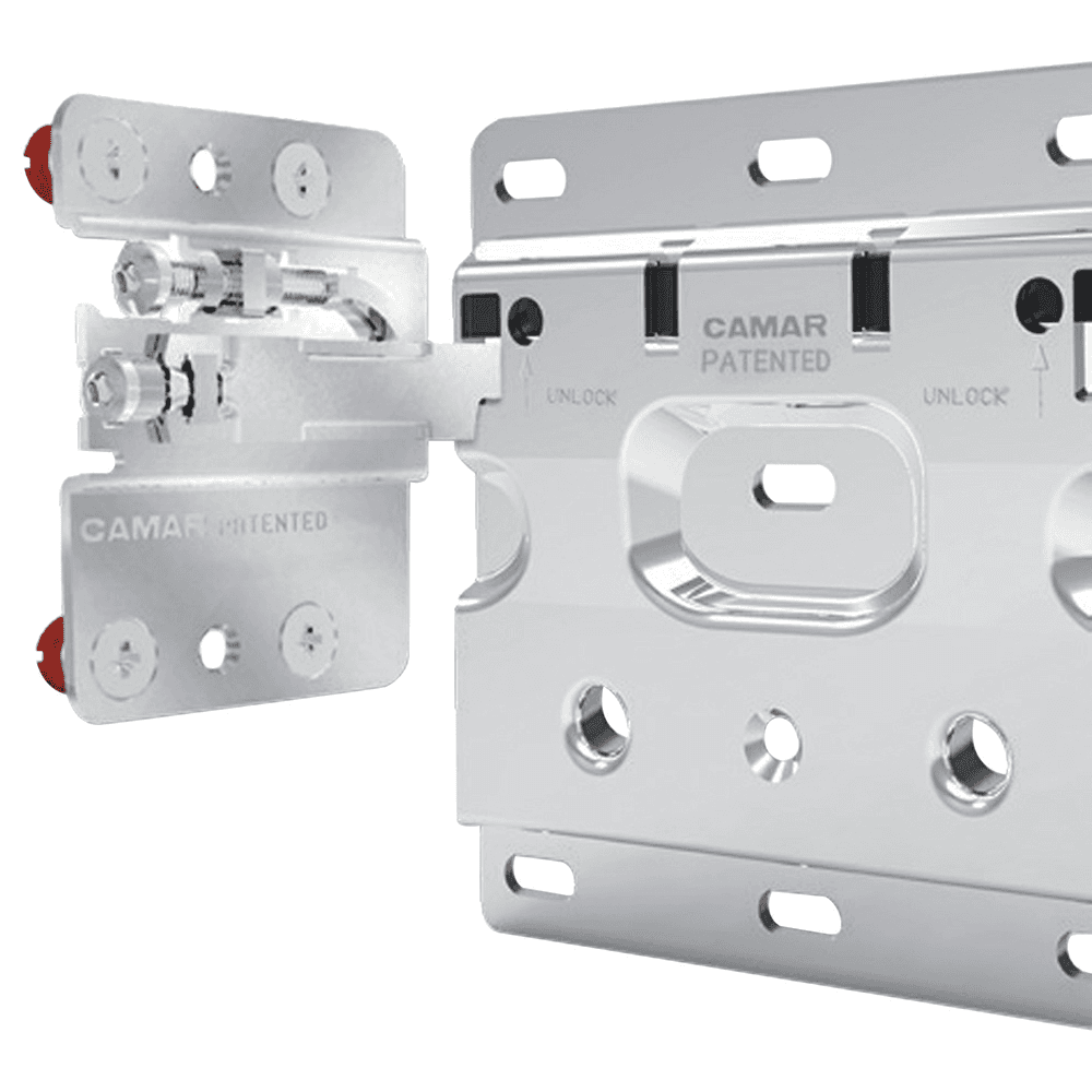 807 Base Cabinet Hanging Bracket with Hex Drive, Right Hand, Steel (100/Box) - Alt Image 1