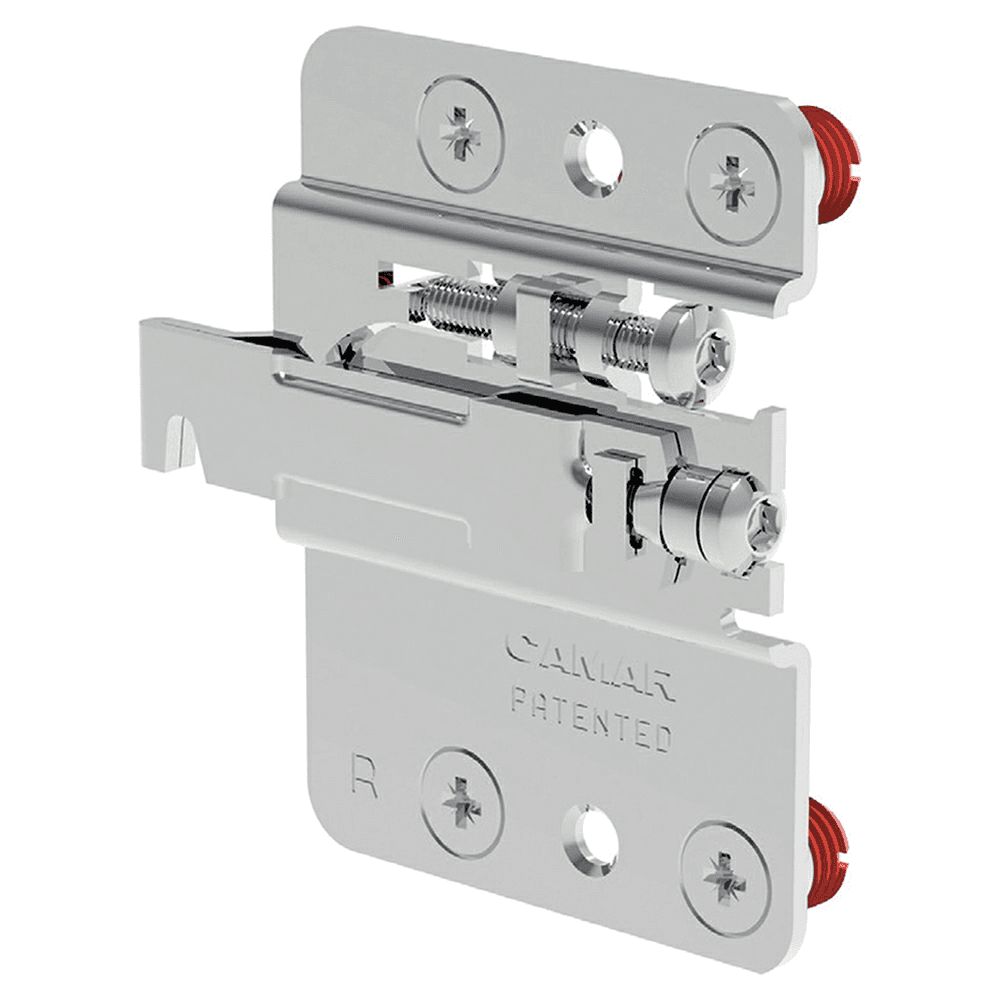 807 Base Cabinet Hanging Bracket with Hex Drive, Right Hand, Steel (100/Box) - Main Image