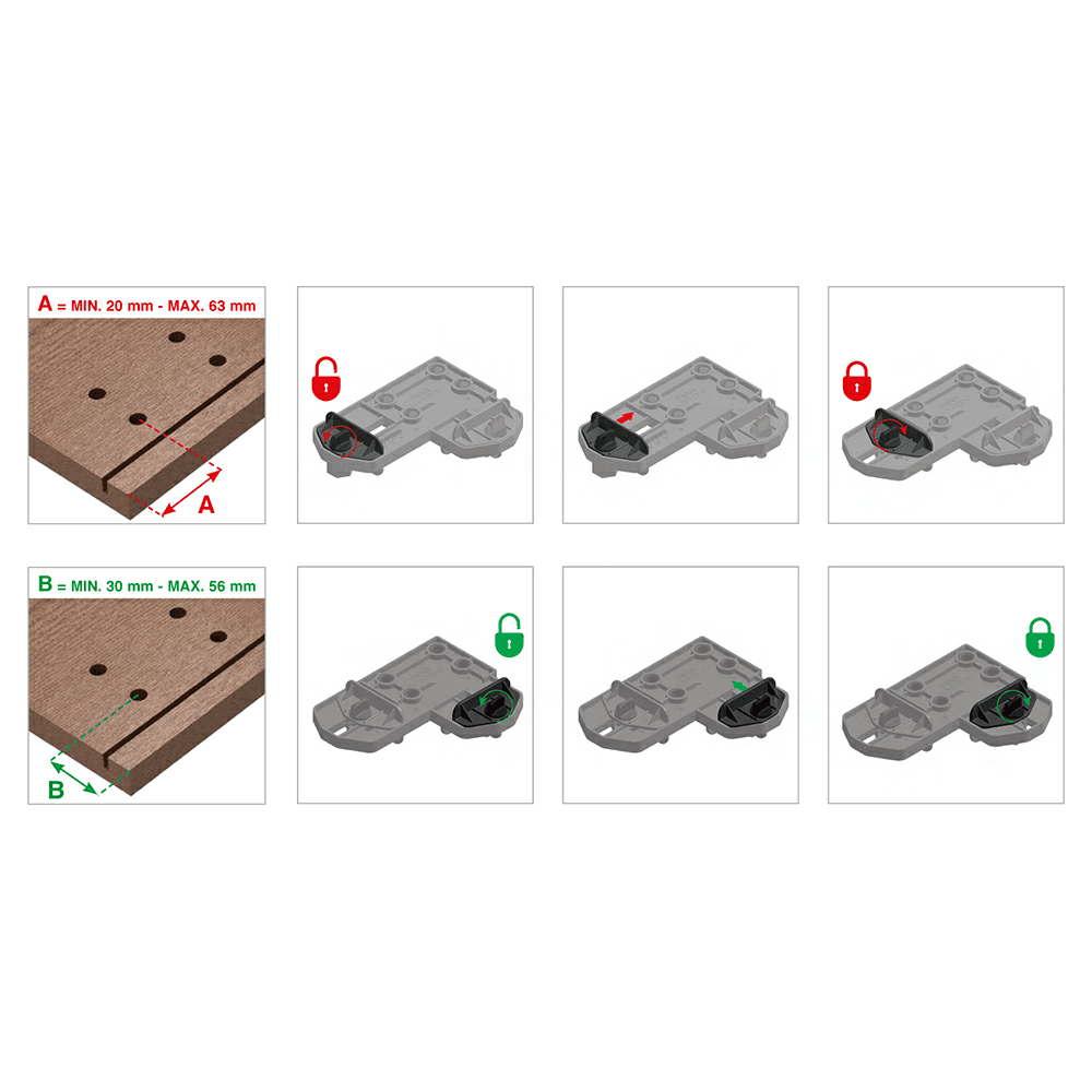 Drill Template for 807 Hanging Bracket - Alt Image 1