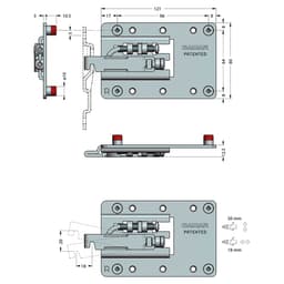 807 Base Cabinet Hanging Bracket, Left Hand, Steel (100/Box) - Alt Image 4