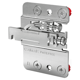 807 Base Cabinet Hanging Bracket with Pozi Drive, Right Hand, Steel (100/Box) - Main Image