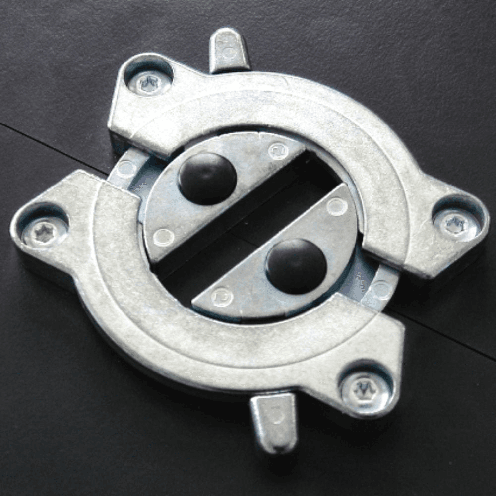3-1/2" Conny Table Top Connector, Zinc Die-Cast - Main Image