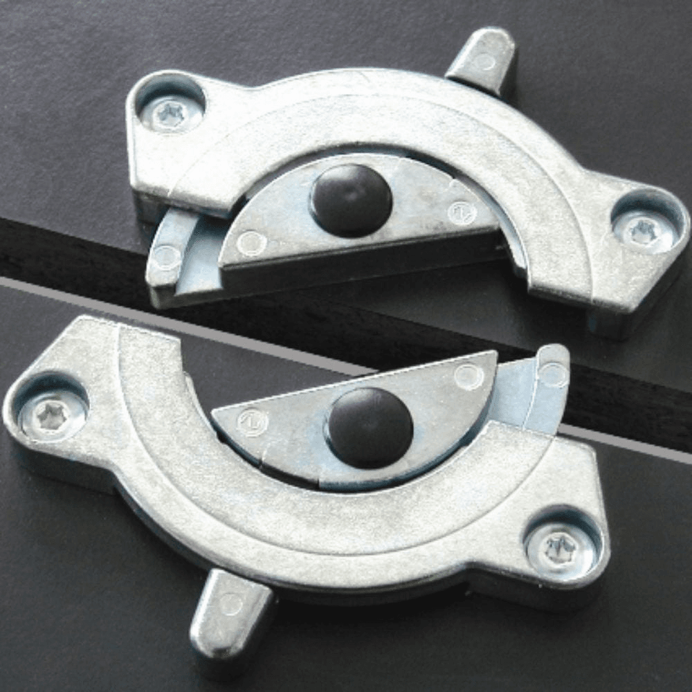3-1/2" Conny Table Top Connector, Zinc Die-Cast - Alt Image 1