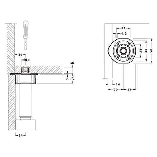 840 V-Plate Socket Alt 2 - Image