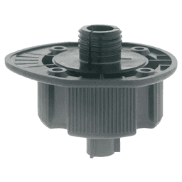 Image of Dowel Mount Socket with 15mm V-Plate for Peter Meier Levelers - All Plastic Socket - Image 3