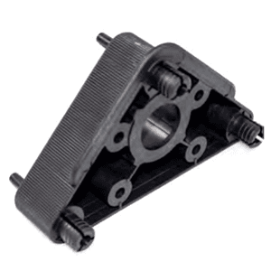 Peter Meier 10mm Dowel Mount Tri-Base Socket for Leg Leveler 400/Bulk Box - All Plastic Socket Made of ABS - For Use with Peter Meier Plastic Levelers Only