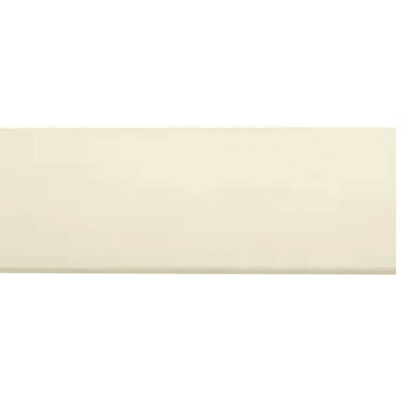 Medium-duty 1" wide x 8'''' long Peter Meier Hanging Rail Cover in Almond finish with 1" oval holes