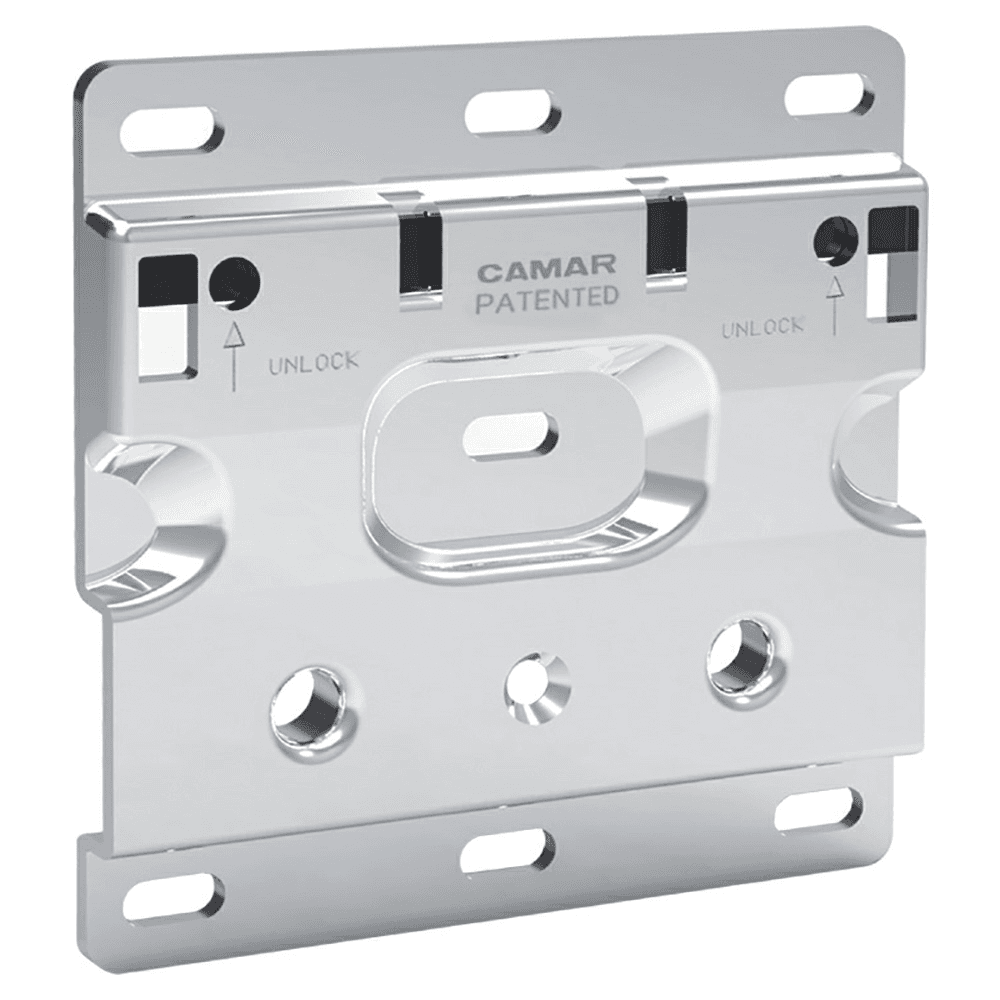 120mm x 120mm 807 Anti&#45;Drop Wall Plate, Steel (100/Box) - Main Image