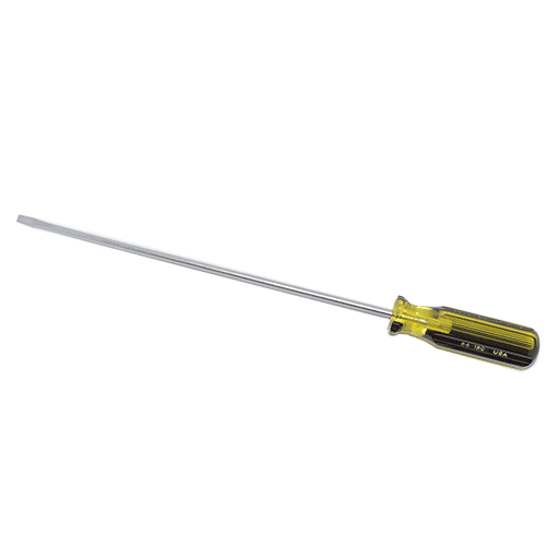 Peter Meier 10" Shaft Screwdriver for Leveler with Long Narrow Blade for Camar Cabinet Levelers