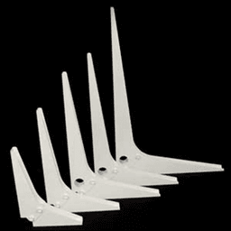 Precision Works Shelf and Counter Bracket for 18" x 27" with White Finish - Image 3