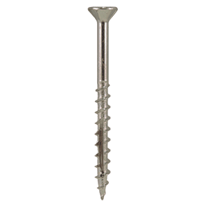 #8 x 1-5/8" Flat Head Assembly Screws, Phillips Drive Coarse Thread with Nibs and Double Auger Point, Zinc, Box of 1 Thousand by Quickscrews - Main Image