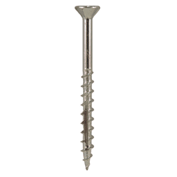 #8 x 1-5/8" Flat Head Assembly Screws, Phillips Drive Coarse Thread with Nibs and Double Auger Point, Zinc, Box of 1 Thousand by Quickscrews - Main Image