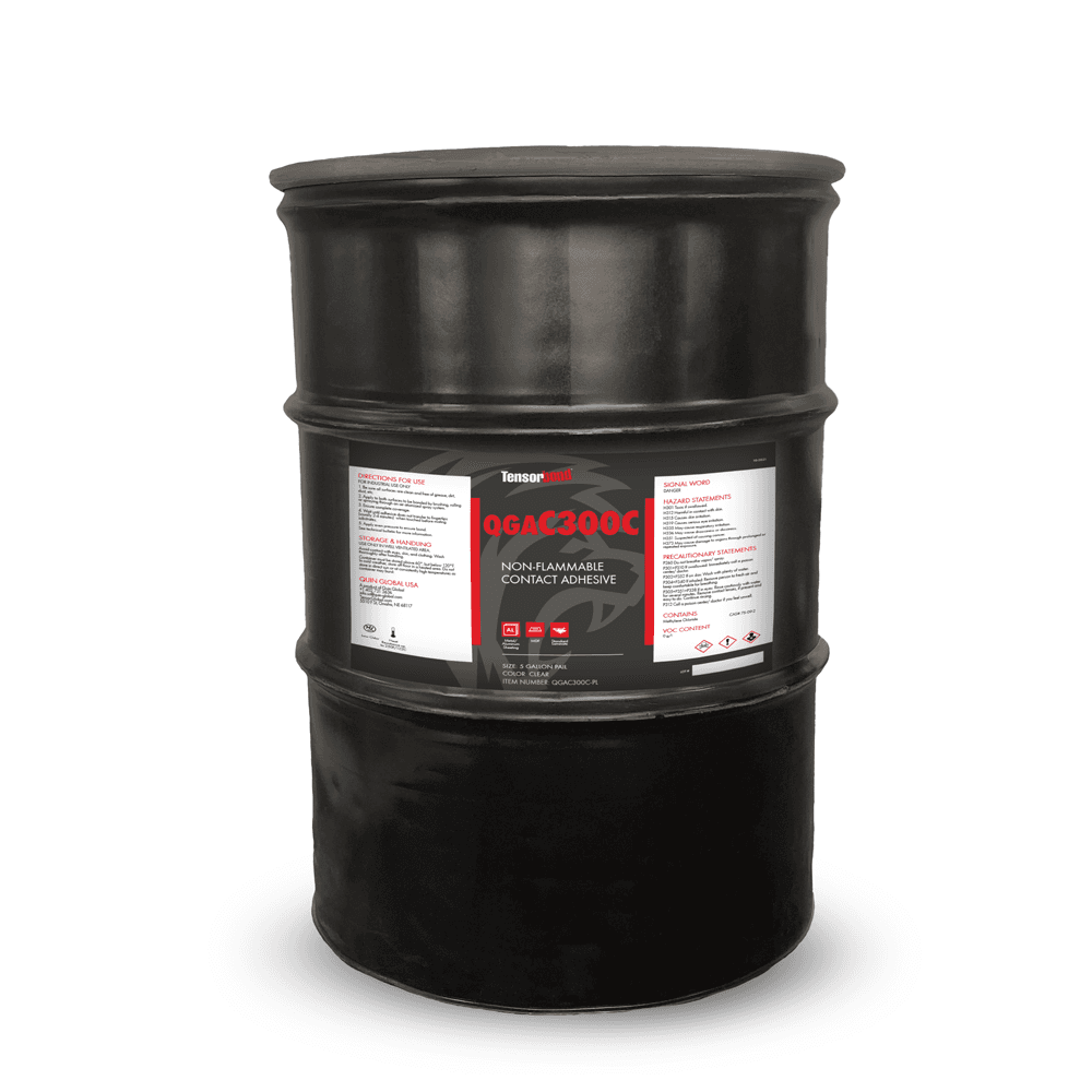 Tensorbond C300 Non-Flammable Contact Adhesive, Clear, 54 Gallon Drum - Main Image