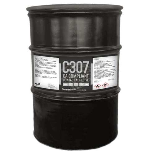 Tensorbond C307 CA Compliant Contact Adhesive, Red, 54 Gallon Drum - Main Image