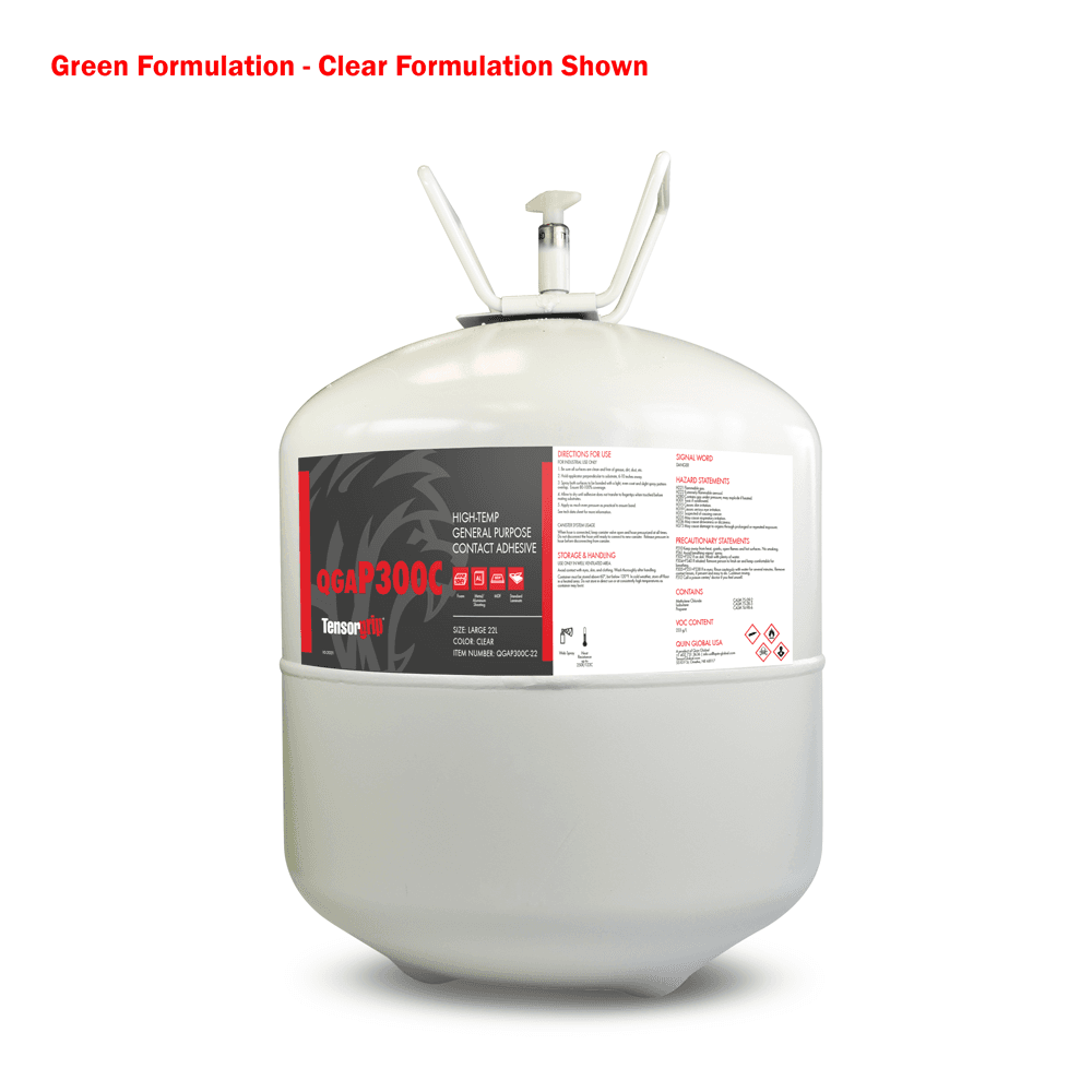 TensorGrip P300 High Tempurature General Purpose Contact Adhesive, Green, 22 Liter Canister - Main Image