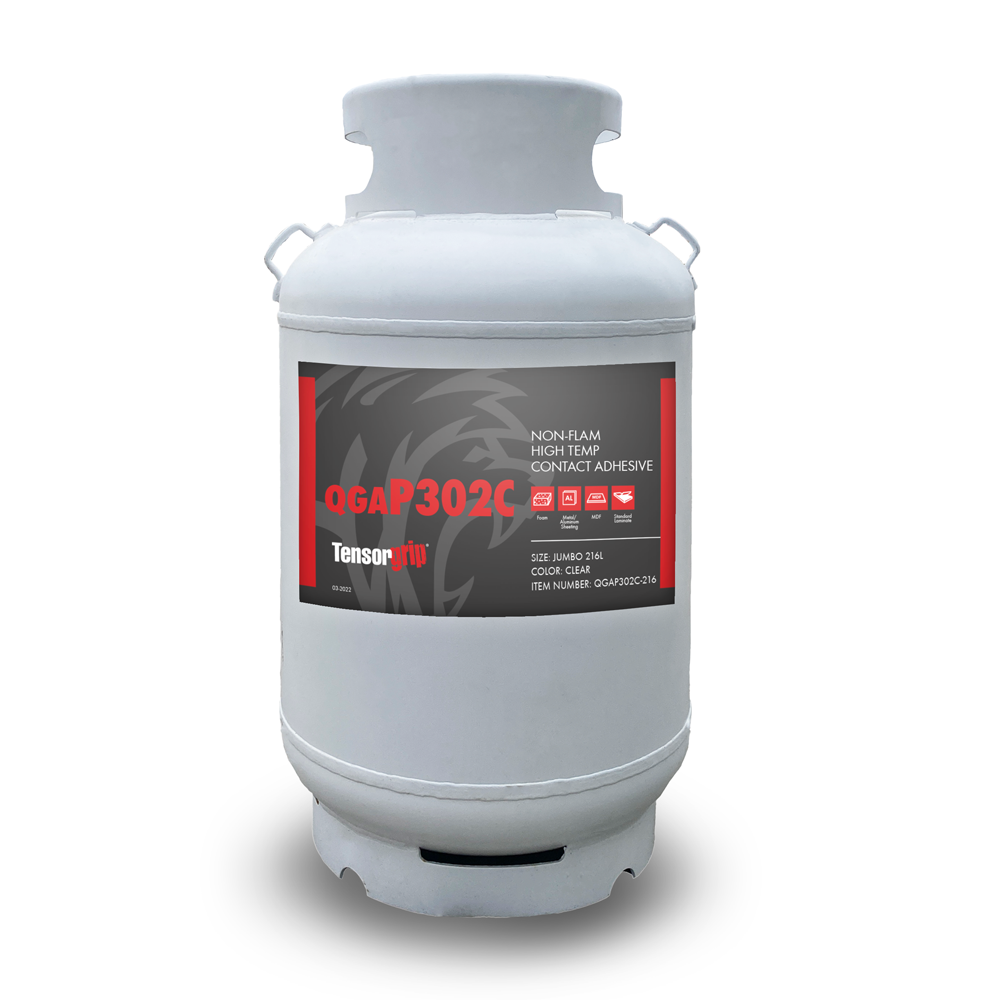 TensorGrip P300 High Tempurature General Purpose Contact Adhesive, Clear, 216 Liter Canister - Main Image