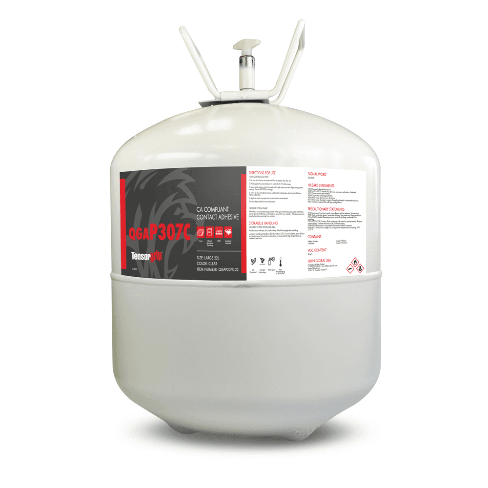TensorGrip P307 Low VOC Contact Adhesive, Clear, 108 Liter Canister - Alt Image 1
