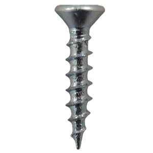 #6 x 5/8" Flat Head Drawer Slide Screws, Phillips Drive Coarse Thread and Sharp Point, Zinc, Box of 25 Thousand by Quickscrews - Main Image