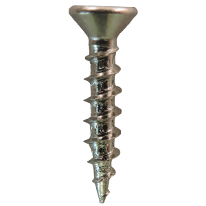 #6 x 5/8" Flat Head Drawer Slide Screws, Phillips Drive Coarse Thread and Sharp Point, Nickel, Box of 25 Thousand by Quickscrews - Main Image